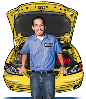 Auto body and fender student