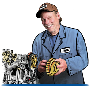 Automotive tech student