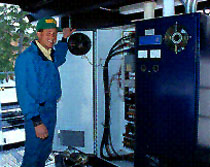 Electrician working