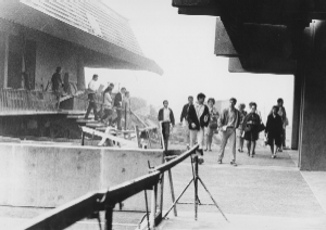 Another photo of first day of classes on 30th Avenue campus, September 1968