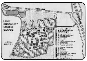 LCC campus on 30th Avenue, Eugene Eugene Register-Guard, February 19, 1967