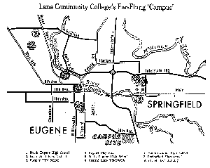 Lane Community College's Far-Flung Campus Courtesy of Eugene Register-Guard, October 24, 1965