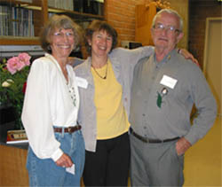 Rhoda Love, Gail Baker, Freeman Rowe, 2004. Photograph by Clay Gautier.
