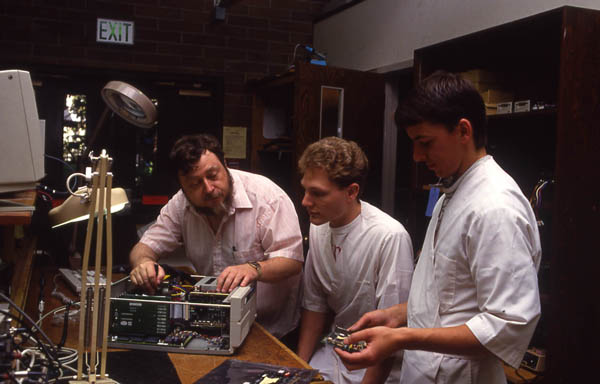 Computer Repair - Mac Allison, Electronics c. 1993 Photographer: Dan Welton