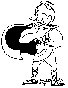 An early version of the Titan mascot, 1965