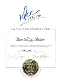 Awards for Excellence KLCC-Radio