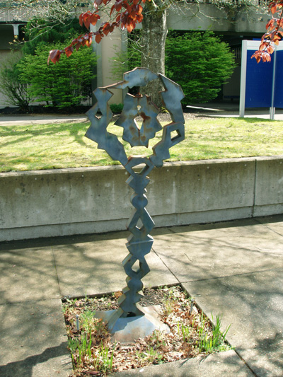 Metal sculpture - full view 