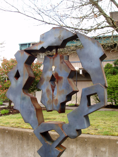 Metal sculpture - close up