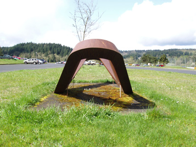 Metal sculpture - front 