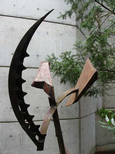 Metal sculpture- close up