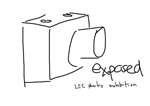 Exposure Photo Exhibit postcard