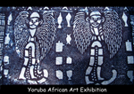 Yoruba African Exhibit postcard