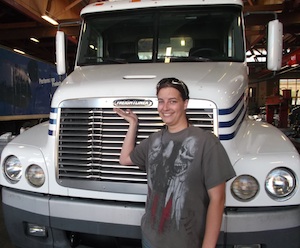 Ashley Floyd, diesel tech graduate