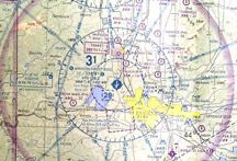 Aeronautical chart of EUG