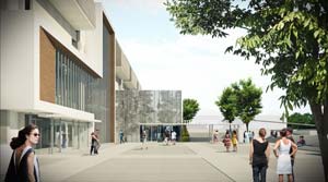 Architect rendering - Center Building