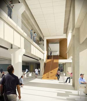 Architect rendering - Center Building