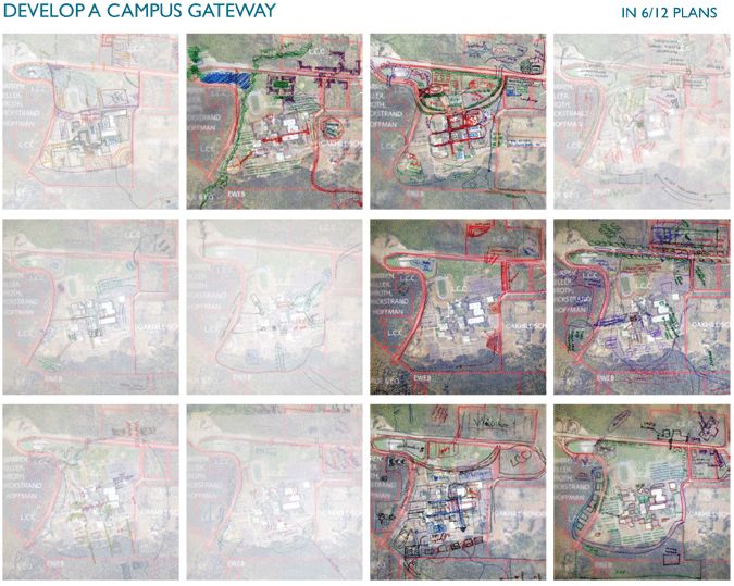 map of campus gateway development options