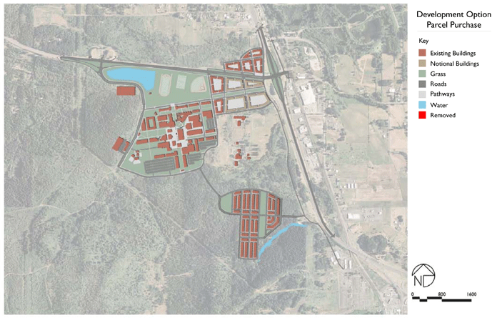 Development option parcel purchase