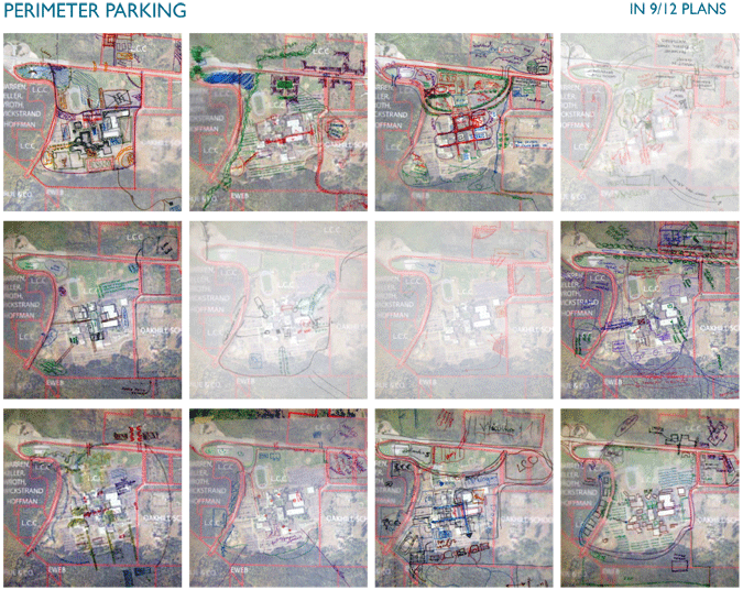 map of perimeter parking options