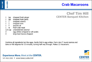 Crab Macaroons recipe