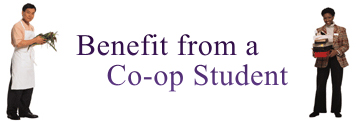 Benefit from a Co-op Student