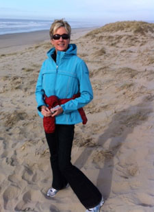 photo of Susan Shipp at the Oregon Coast