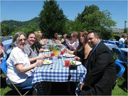 Lane Culinary alumni at gathering