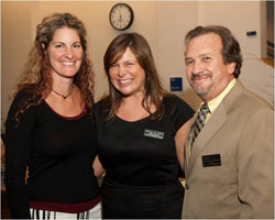 3 people at Hospitality event