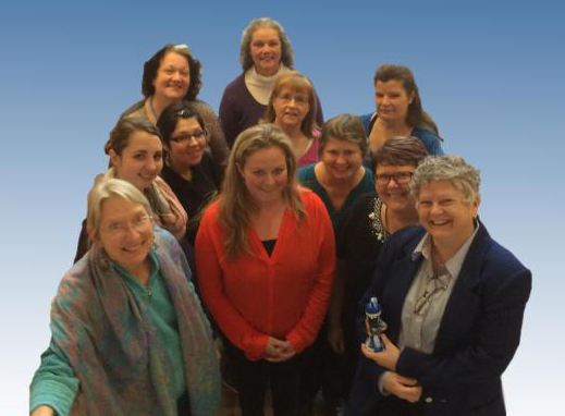 A group photo of the part-time staff and full-time staff at CAR