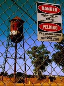 Danger Hazardous Waste Site