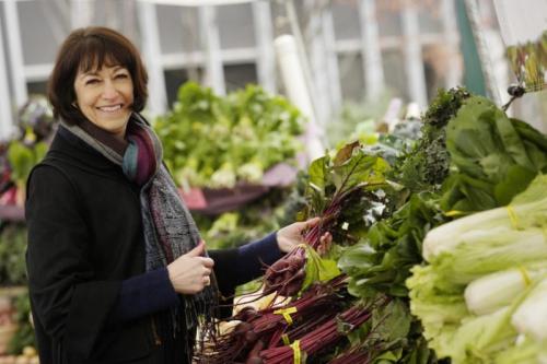 Diane Morgan, Chef and Author at farmers market
