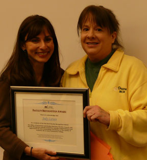 Sonya Christian, Vice-President, and Jody Larson, Mathematics