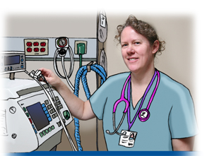 Respiratory Care student