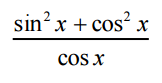 sin and cos equation