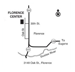Florence location map