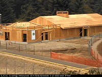 July 26 2008 photo of longhouse construction