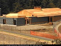 August 9 2008 photo of longhouse construction