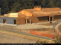 August 23 2008 photo of longhouse construction