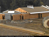 October 4 2008 photo of longhouse construction