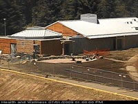 July 1 2009 photo of longhouse construction