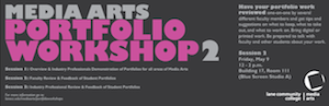 Media Arts Portfolio Workshop 2