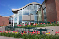 Building 1 Main Campus phot of front of building