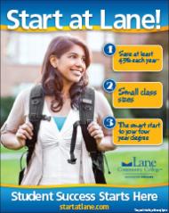 Start at Lane advertisement