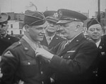 General G.W. Danielson presents Medal of Honor to Bob Maxwell in Denver, 1945