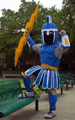 Ty the Titan mascot