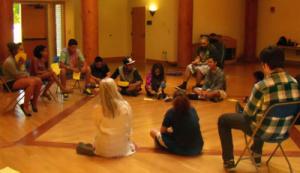 students in Rites of Passage class