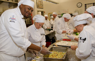 LCC culinary students prepare the 2013 Harvest Dinner