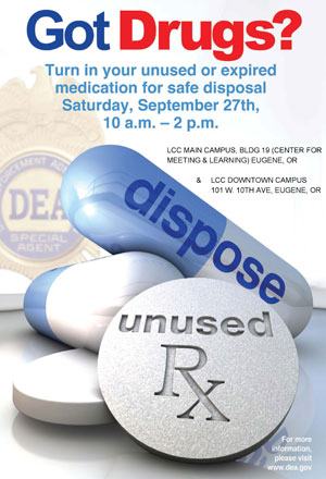 image of Drug Take Back Day poster