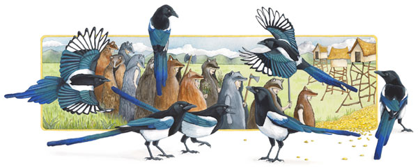 image of "Magpies" by Erika Beyer.