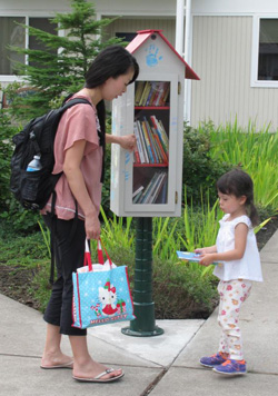 The Free Little Library at the Lane Child and Family Center